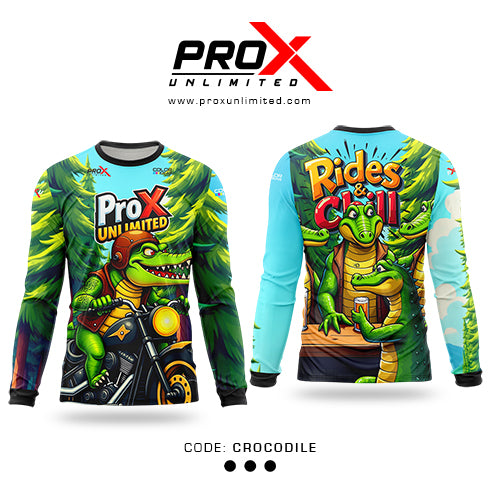 Crocodile - Riding Jersey - COLOR IDEAS Apparel | Pro X Unlimited